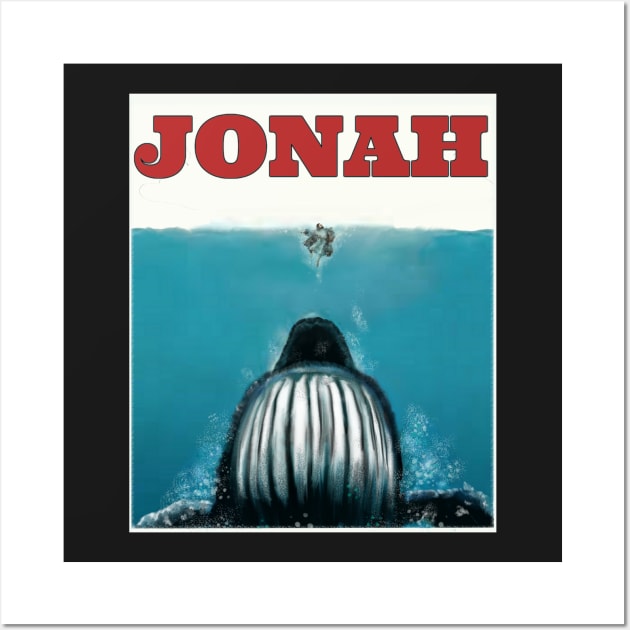 Jonah & The Whale Wall Art by pluasdeny